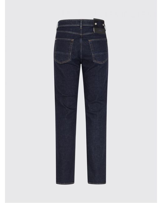 Stone Island Blue Stretch Denim Slim Fit Jeans for men