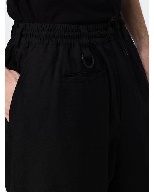 Y-3 Black Trousers for men