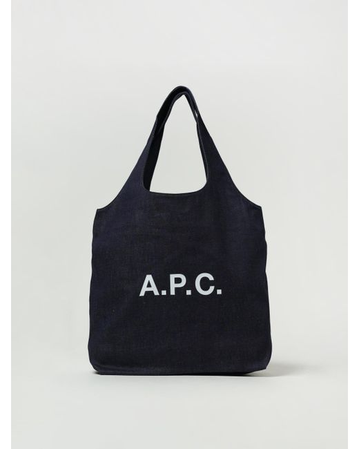 A.P.C. Blue Essential Shopping Bag
