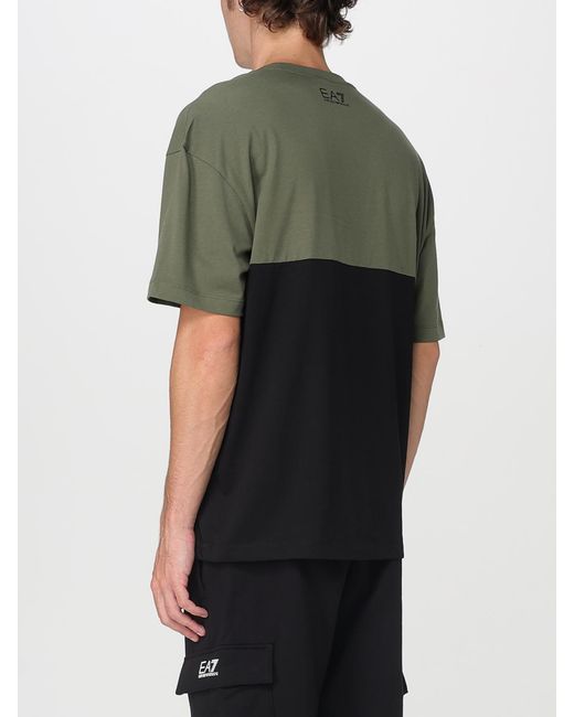 EA7 Black T-Shirt for men