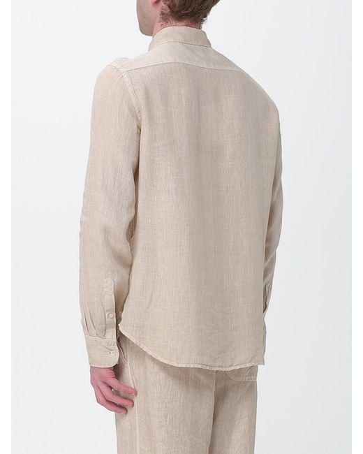 120% Lino Natural Linen Shirt for men