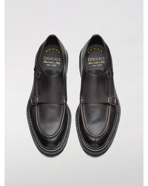 Monk Strap di Doucal's in Black da Uomo