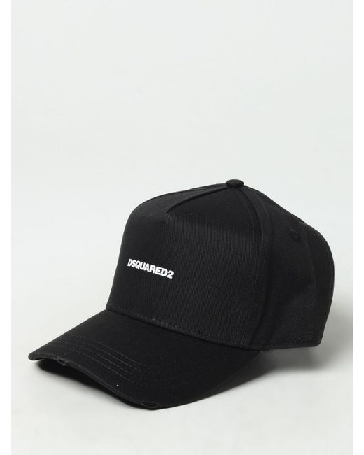 Cappello in twill di DSquared² in Black da Uomo