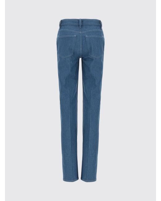 Vaqueros Slim Fit De Denim Con Horsebit Gucci de hombre de color Blue