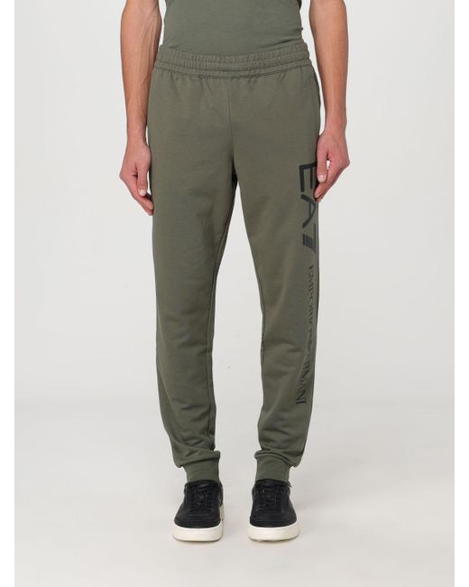 EA7 Green Trousers for men