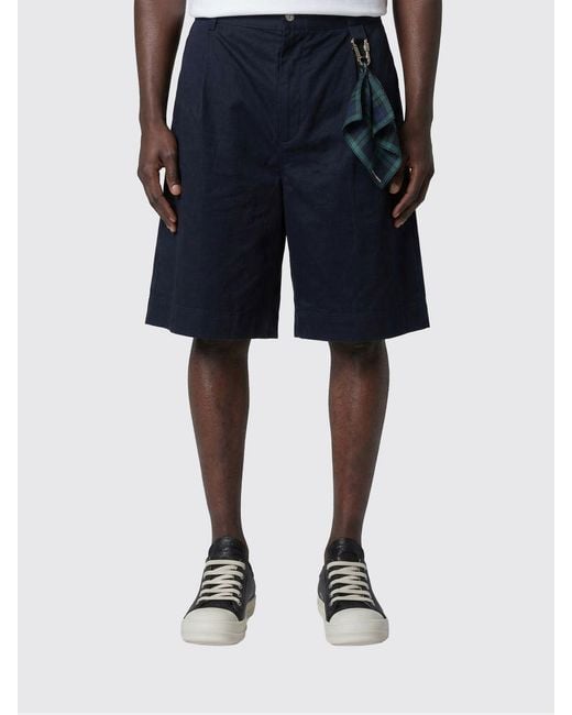DARKPARK Blue Cotton Shorts for men