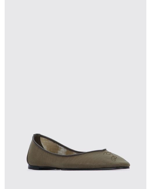 Jacquemus Multicolor Nylon Ballet Flats With Almond Toe And Lambskin Leather Interior
