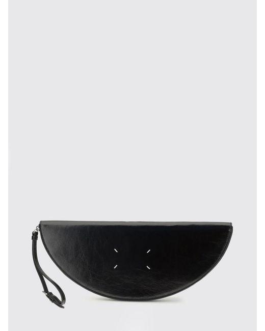 Maison Margiela Black Leather Clutch