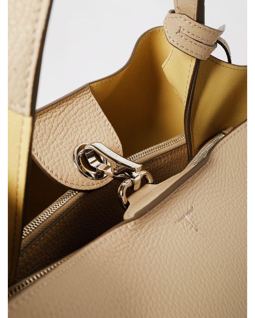 Tod's Natural Micro Leather Bag