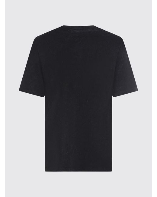 Daily Paper Black Cotton Crew Neck Pullover With Logo for men