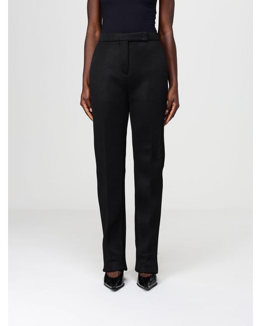 Max Mara Black Classic Mesh Trousers