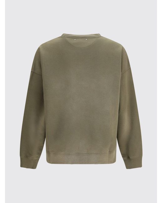 Golden Goose Deluxe Brand Green Basic Cotton Sweatshirt for men