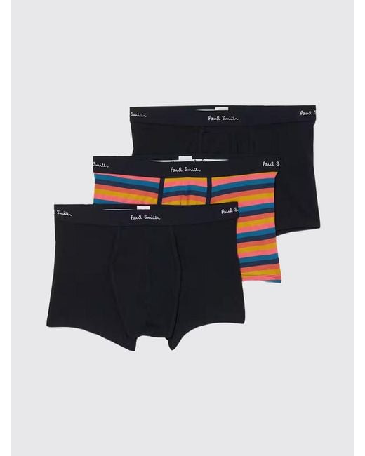 Paul Smith Black Set Of 3 Cotton Boxers for men