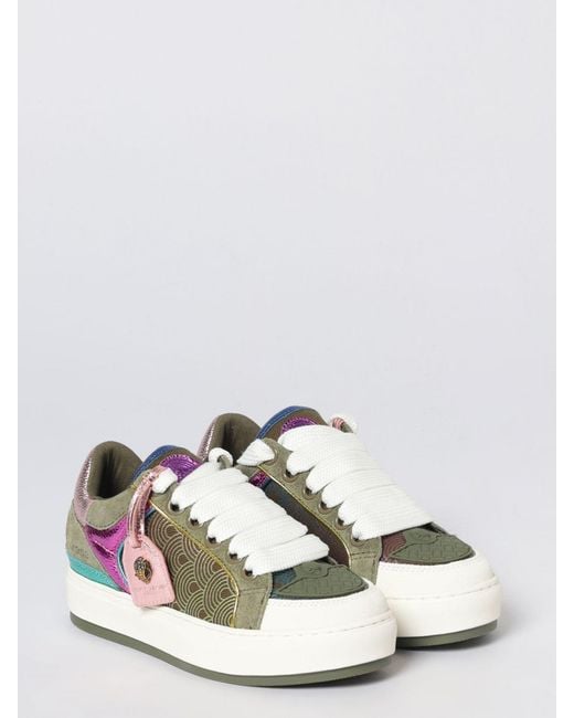 Kurt Geiger White Suede Sneakers