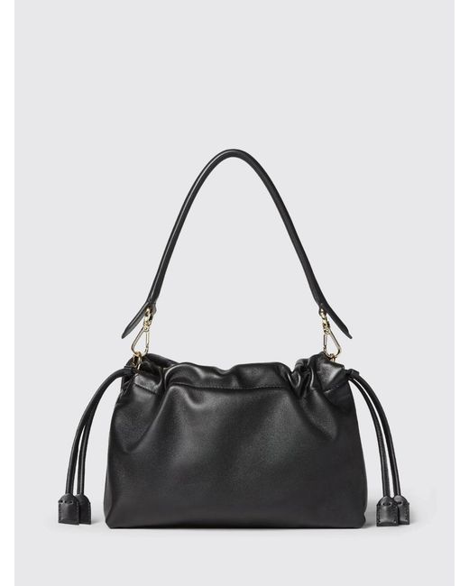 Fendi Black Mamma Baguette Medium Bag