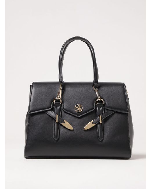 Secret Pon-pon Black Schultertasche Damen