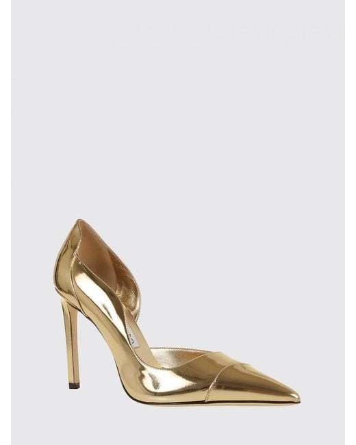Jimmy Choo Metallic Brigitte Patent Leather Pumps