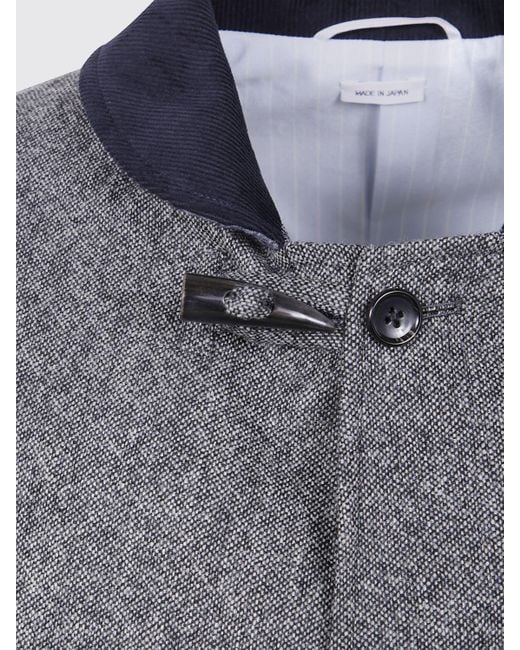 Thom Browne Gray Coat for men