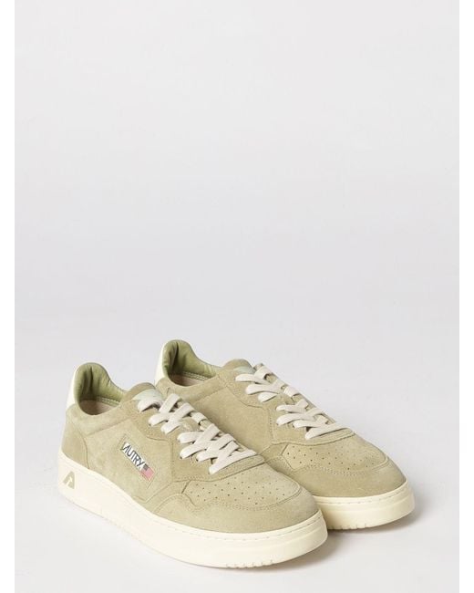 Autry Natural Medalist Low Suede Sneakers for men