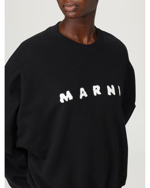 Felpa Basic di Marni in Black