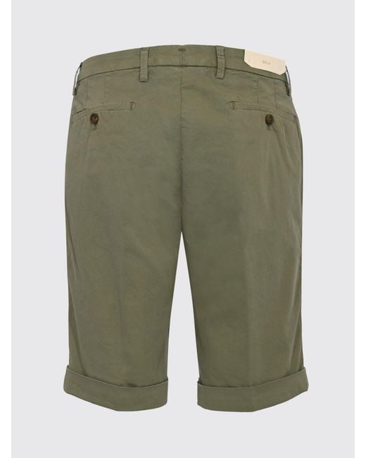 Briglia 1949 Green Cotton Tailored Shorts for men