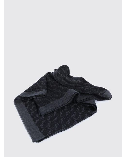 Sciarpa Uomo di Saint Laurent in Black da Uomo