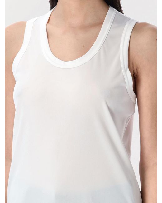 Comme des Garçons White Tank Top