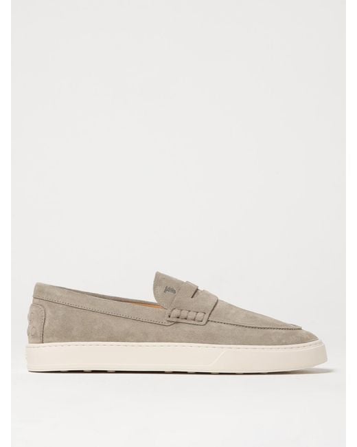 Tod's Natural Suede Loafers for men