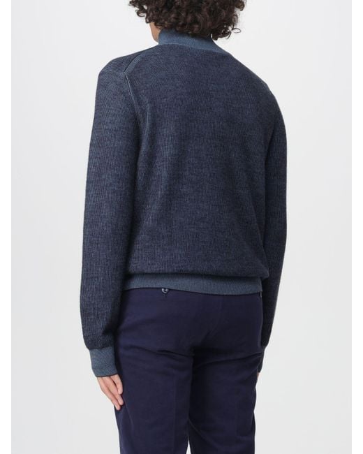 Cárdigan Hombre Brioni de hombre de color Blue