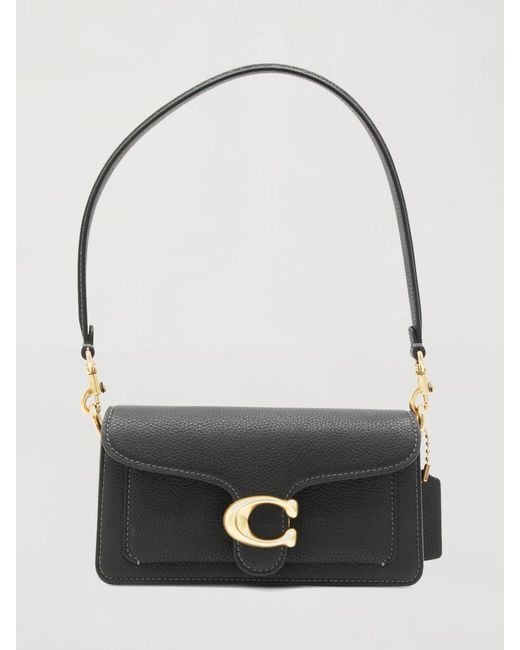 COACH Gray Tabby 20 Grained Leather Bag