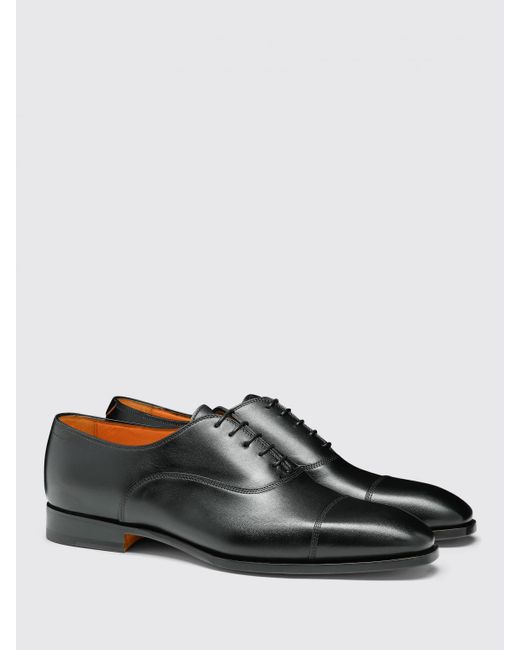 Santoni Schnürschuhe Herren in Black für Herren