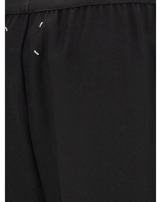 Maison Margiela Black Slim Fit Virgin Wool Trousers