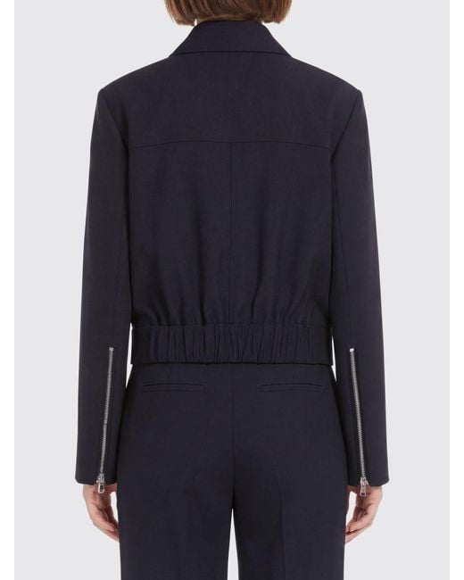 Patrizia Pepe Blue Shirt Jacket