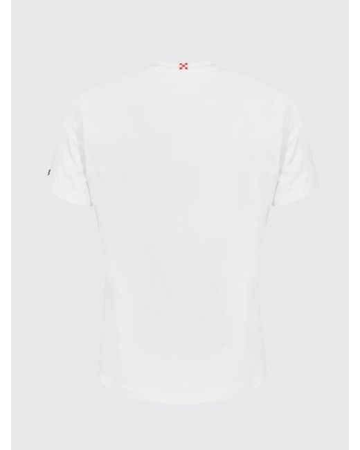 Mc2 Saint Barth White Cotton Crew Neck T-Shirt for men