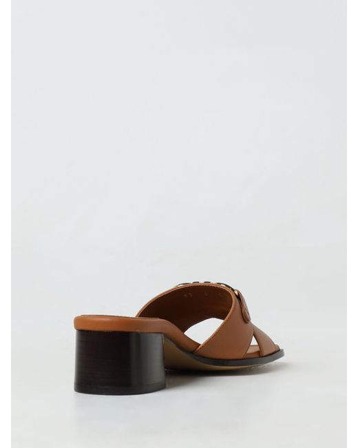 Ferragamo Brown Heeled Sandals
