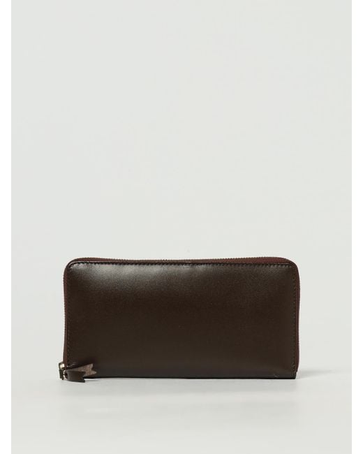 Comme des Garçons Brown Zip Around Leather Wallet for men