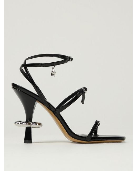 Marc Jacobs Black Strappy Heeled Sandals