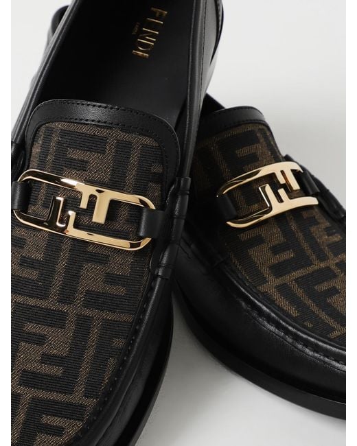 Fendi Black Shoes for men