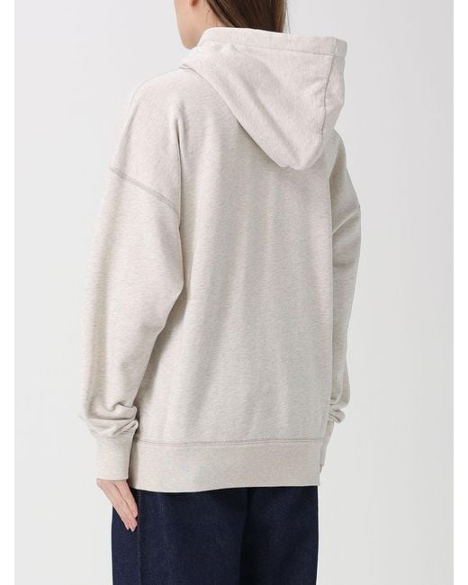 Isabel Marant Natural Cotton Blend Hoodie