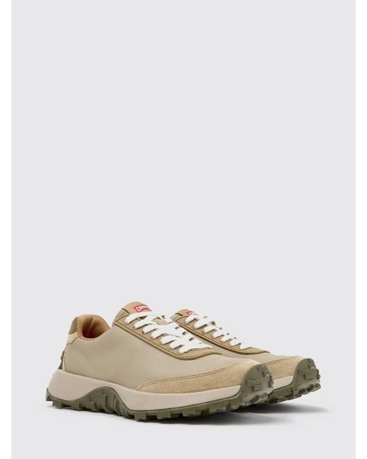 Camper Natural Drift Trail Suede Low-Top Trainers With Vibram Sole