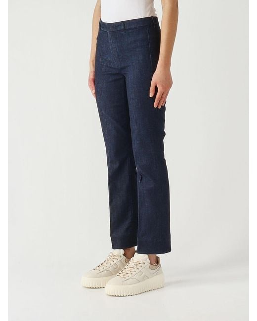 Max Mara Blue Denim Slim Fit Jeans