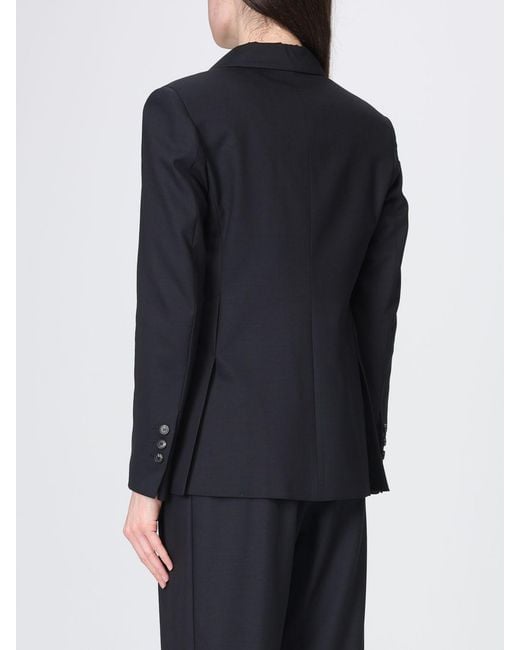 Tela Blue Virgin Wool Double-Breasted Blazer