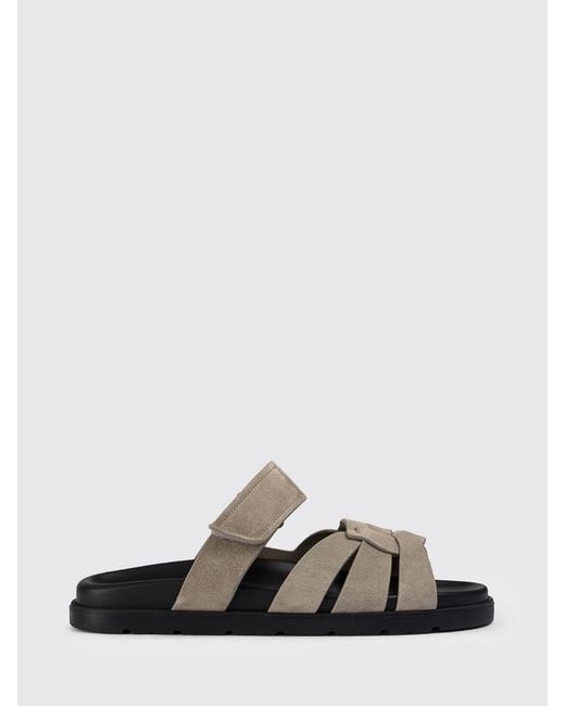Doucal's White Suede Sandals