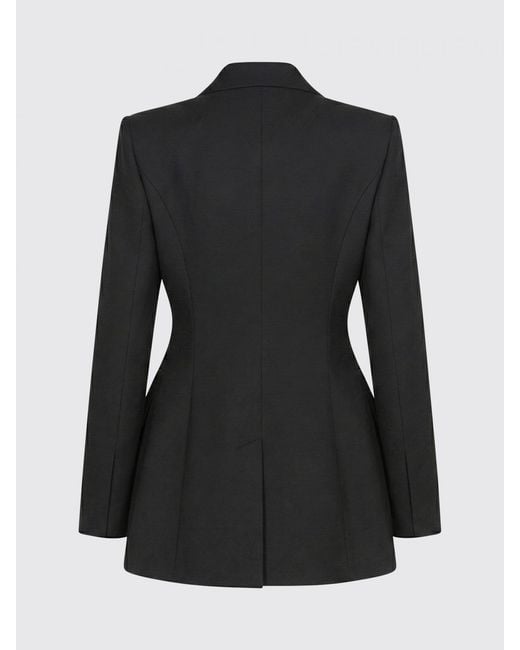 Balenciaga Black Single-Breasted Wool Jacket