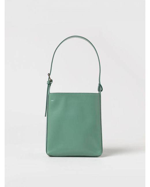 A.P.C. Green Shoulder Bag