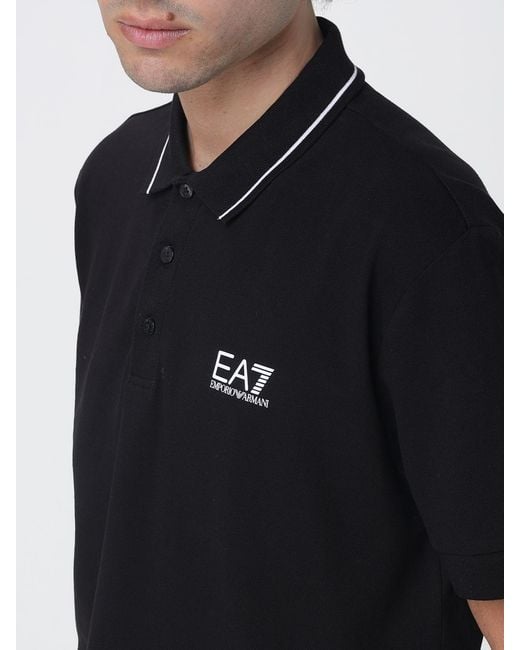 Polo di EA7 in Black da Uomo
