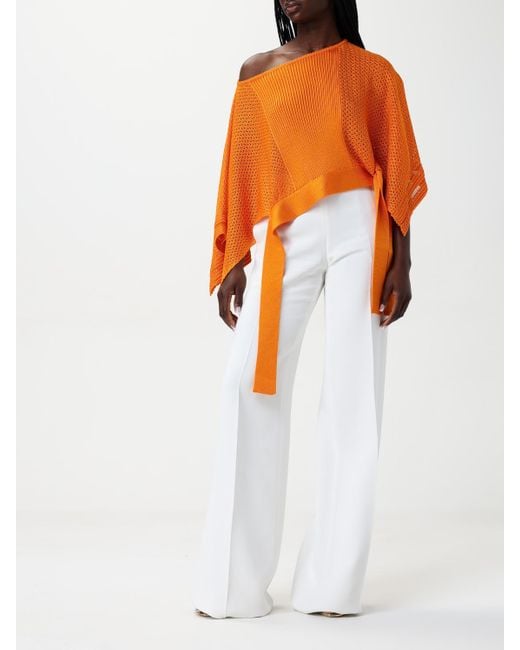 Alberta Ferretti Orange Jumper