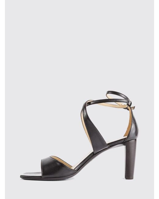 Lemaire Black Heeled Sandal