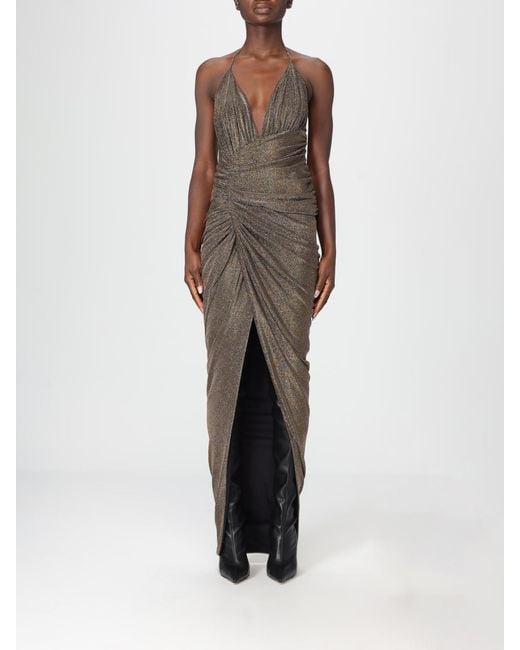 Alexandre Vauthier Metallic Lurex Dress