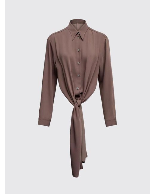 MM6 by Maison Margiela Brown Shirt